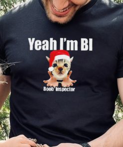 Dalatshirtshop cat yeah I’m bi boob inspector Christmas shirt