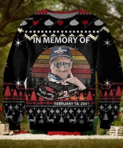 Dale Earnhardt Nascar Woolen Christmas Sweater