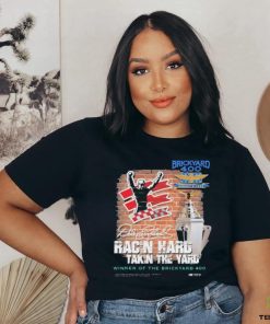 Dale Earnhardt Racing Hard Takin The Yard Checkered Flag Sports 1995 Goodwrench Brickyard 400 Winner Signature Shirt