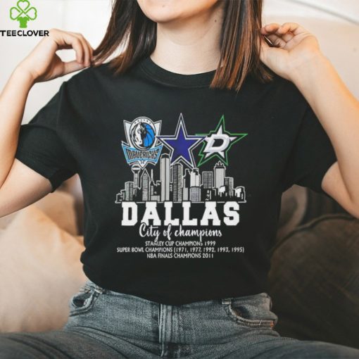 Dallas City Of Champions NBA Final Champions T Shirt