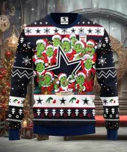 Dallas Cowboys 12 Grinch Xmas Day Xmas Ugly Christmas Sweater Best Christmas Gift Ideas