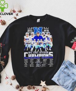 Dallas Cowboys 2023 NFC East Division Champions signatures hoodie, sweater, longsleeve, shirt v-neck, t-shirt