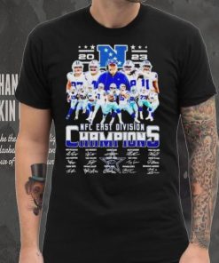 Dallas Cowboys 2023 NFC East Division Champions signatures hoodie, sweater, longsleeve, shirt v-neck, t-shirt