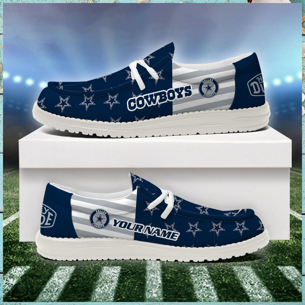 Dallas Cowboys 2024 Version Personalized Hey Dude Shoes Dallas Cowboys 2024 Version Personalized Hey Dude Shoes