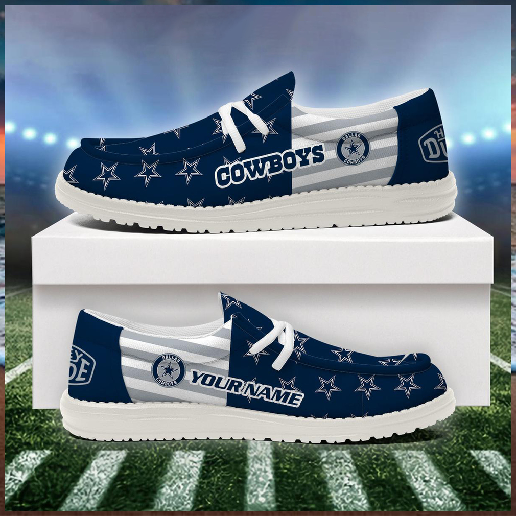 Dallas Cowboys 2024 Version Personalized Hey Dude Shoes Dallas Cowboys 2024 Version Personalized Hey Dude Shoes