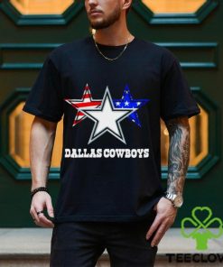 Dallas Cowboys 3 stars logo flag shirt