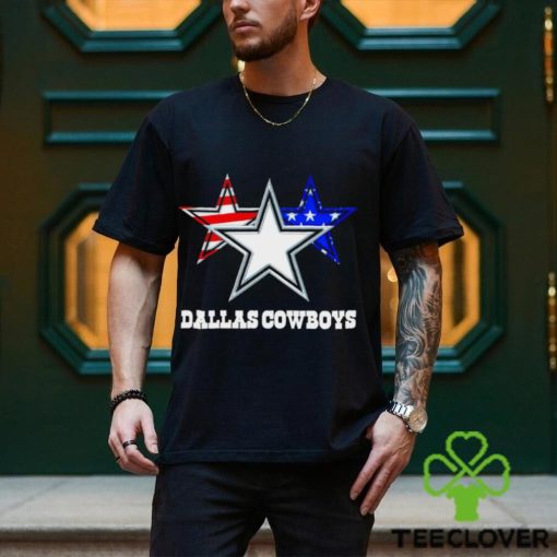 Dallas Cowboys 3 stars logo flag hoodie, sweater, longsleeve, shirt v-neck, t-shirt