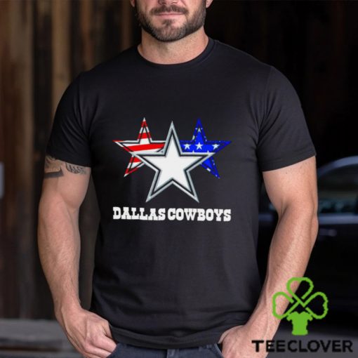 Dallas Cowboys 3 stars logo flag hoodie, sweater, longsleeve, shirt v-neck, t-shirt