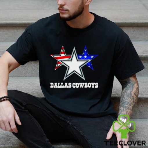 Dallas Cowboys 3 stars logo flag hoodie, sweater, longsleeve, shirt v-neck, t-shirt