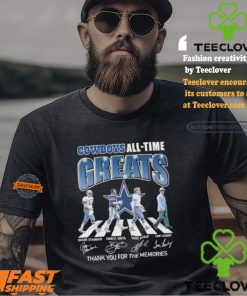 Dallas Cowboys All Time Greats Team Abbey Road Thank You For The Memories Signatures Shirt 3 Dallas Cowboys All Time Greats Team Abbey Road Thank You For The Memories Signatures Shirt