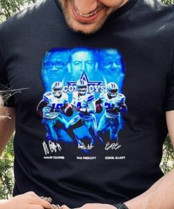 Dallas Cowboys Amari Cooper Dak Prescott Ezekiel Elliott signature Graphic T Shirt