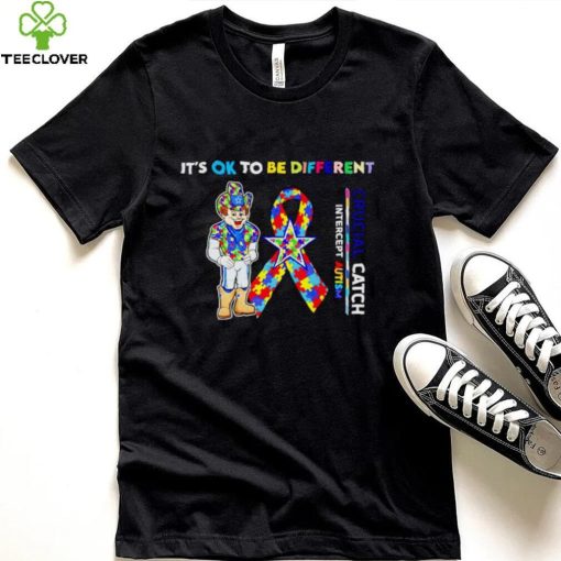 Dallas Cowboys Autism crucial catch it’s ok to be different shirt