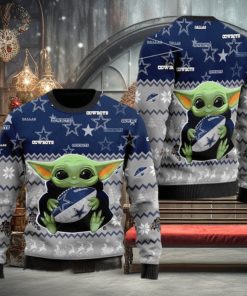 Dallas Cowboys Baby Yoda Ugly Christmas Sweater