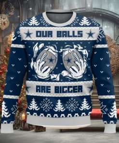 Dallas Cowboys Ball Ugly Sweater 3D Printed Men And Women Christmas Gift