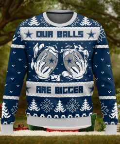 Dallas Cowboys Ball Ugly Sweater 3D Printed Men And Women Christmas Gift