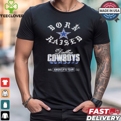 Dallas Cowboys Born x Raised Black Chrome Rocker Shirt