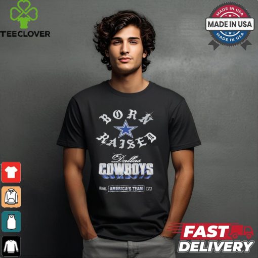 Dallas Cowboys Born x Raised Black Chrome Rocker Shirt