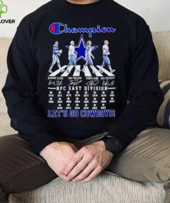 Dallas Cowboys Champion Abbey Road NFC East Division 2023 let’s go Cowboys signatures hoodie, sweater, longsleeve, shirt v-neck, t-shirt