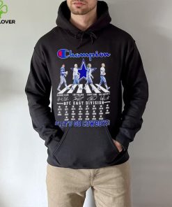 Dallas Cowboys Champion Abbey Road NFC East Division 2023 let’s go Cowboys signatures hoodie, sweater, longsleeve, shirt v-neck, t-shirt