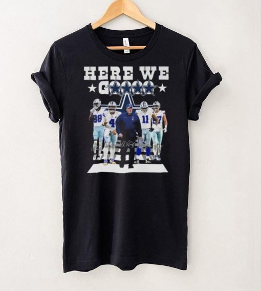 Dallas Cowboys Champions Here We Gooooo Abbey Road Signatures Shirt