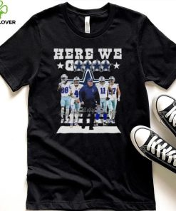 Dallas Cowboys Champions Here We Gooooo Abbey Road Signatures Shirt