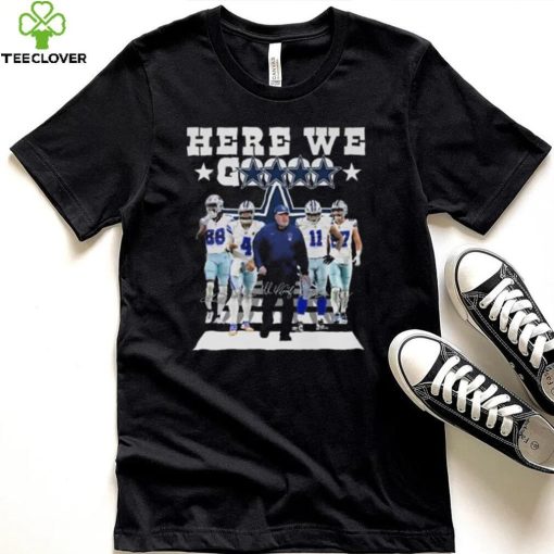 Dallas Cowboys Champions Here We Gooooo Abbey Road Signatures Shirt