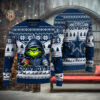 Denver Broncos Christmas Grinch Knitted Sweater