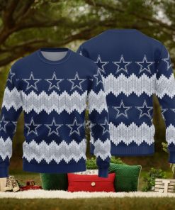 Dallas Cowboys Christmas Pattern Knitted Sweater