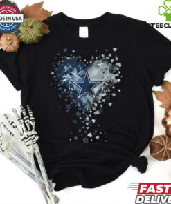 Dallas Cowboys Crystal Heart Shirt