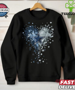 Dallas Cowboys Crystal Heart Shirt