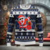 Miami Dolphins Dabbing Santa Claus Ugly Christmas Sweater