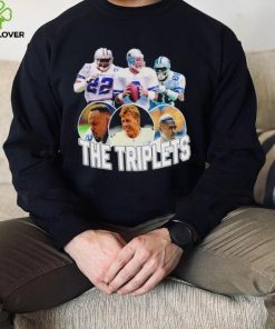 Dallas Cowboys Dak Prescott and Troy Aikman and Michael Irvin the triplets hoodie, sweater, longsleeve, shirt v-neck, t-shirt