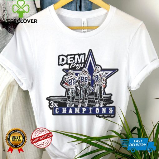 Dallas Cowboys Dem Boys Of The 90’s 3x Champions Shirt