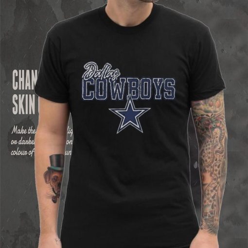 Dallas Cowboys Gameday Couture s In The Spotlight Tonal Leopard Print Shirt