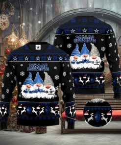 Dallas Cowboys Gnome de Noel Ugly Christmas Sweater