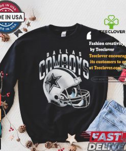 Dallas Cowboys Gradient Helmet T shirt 2 Dallas Cowboys Gradient Helmet T shirt