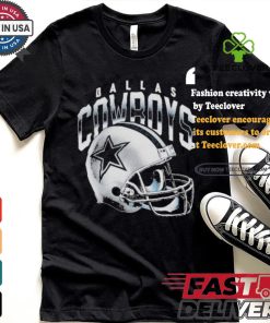 Dallas Cowboys Gradient Helmet T shirt 3 Dallas Cowboys Gradient Helmet T shirt