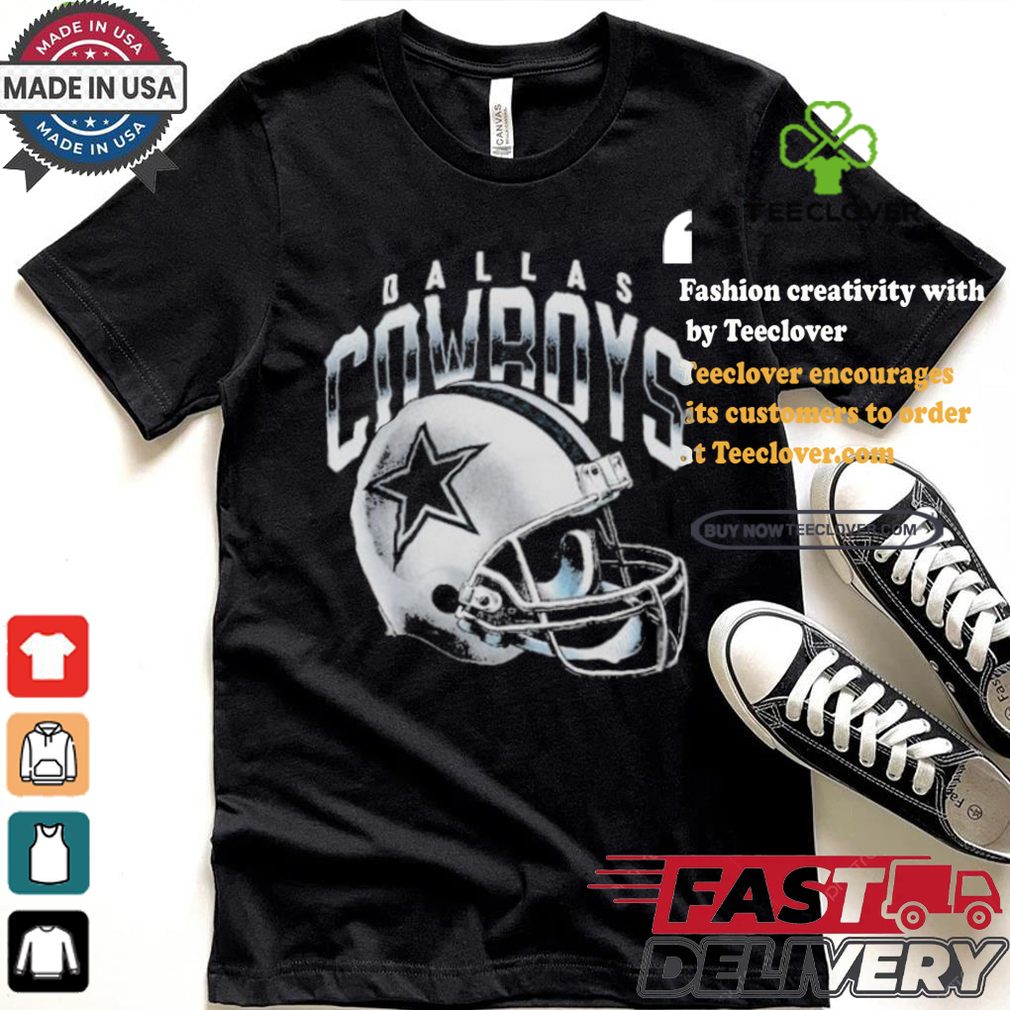 Dallas Cowboys Gradient Helmet T shirt Dallas Cowboys Gradient Helmet T shirt