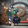 Cute Eevee Pokemon Couple Love You To The Moon And Back Galaxy Christmas Tree Decorations Ornament