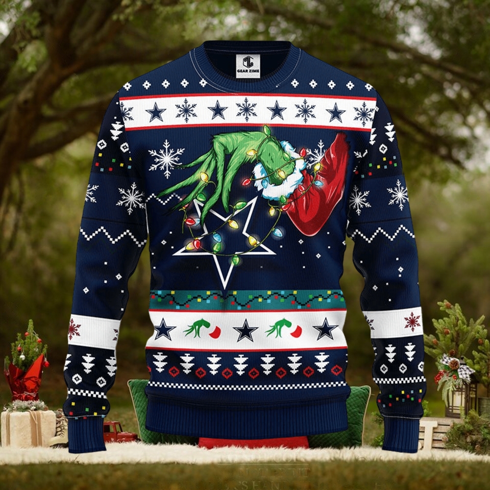 Dallas Cowboys Grinch Christmas Ugly Sweater Dallas Cowboys Grinch Christmas Ugly Sweater