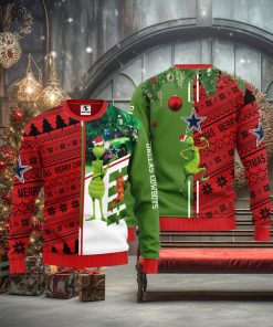 Dallas Cowboys Grinch & Scooby Doo Christmas Ugly Sweater