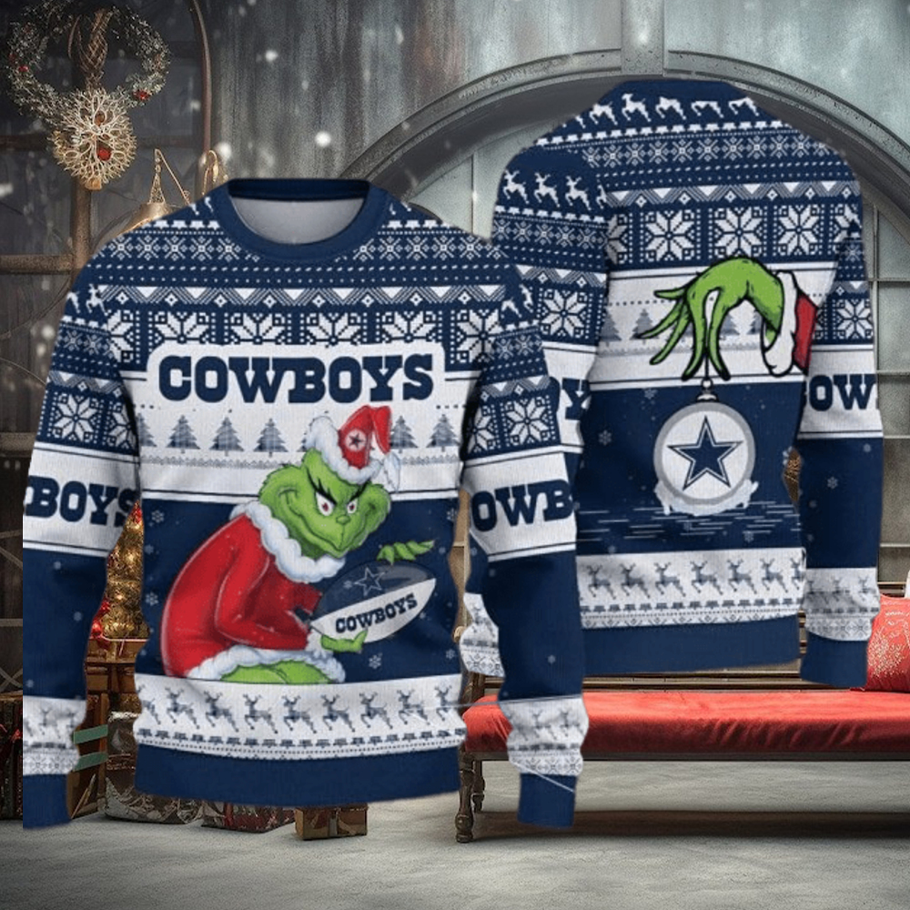 Dallas Cowboys Grinch Stolen Ugly Christmas Sweater Football Fan – Dallas Cowboys Christmas Sweater Dallas Cowboys Grinch Stolen Ugly Christmas Sweater Football Fan – Dallas Cowboys Christmas Sweater