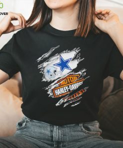 Dallas Cowboys Harley Davidson scratch shirt