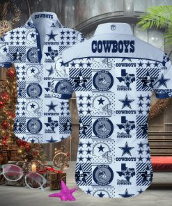 Dallas Cowboys Hawaiian Shirt Summer Button Up Gift For Fans NFL