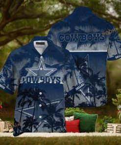 Dallas Cowboys Hawaiian Shirt, Vintage Gift For Football Fans Aloha Shirt