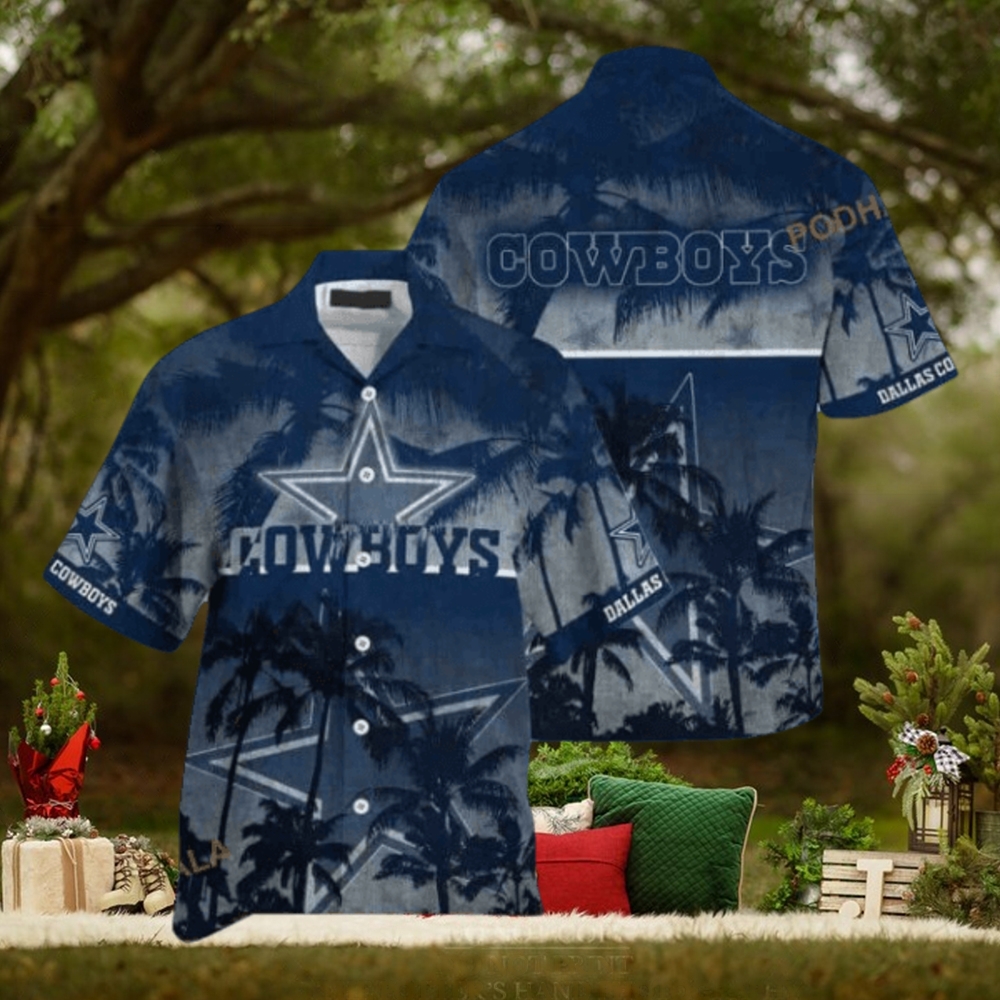 Dallas Cowboys Hawaiian Shirt, Vintage Gift For Football Fans Aloha Shirt Dallas Cowboys Hawaiian Shirt, Vintage Gift For Football Fans Aloha Shirt