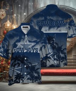 Dallas Cowboys Hawaiian Shirt, Vintage Gift For Football Fans Aloha Shirt