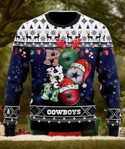 Dallas Cowboys Ho Ho Ho Ugly Christmas Sweater Unique Gift For Men And Women