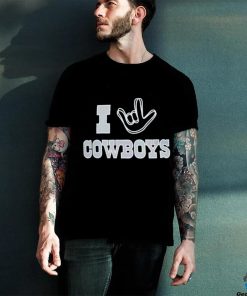 Dallas Cowboys Homage The NFL ASL Collection by Love Sign Tri Blend T Shirt