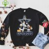 Dallas Cowboys Mickey Mouse Donald Duck Goofy Baseball Shirt